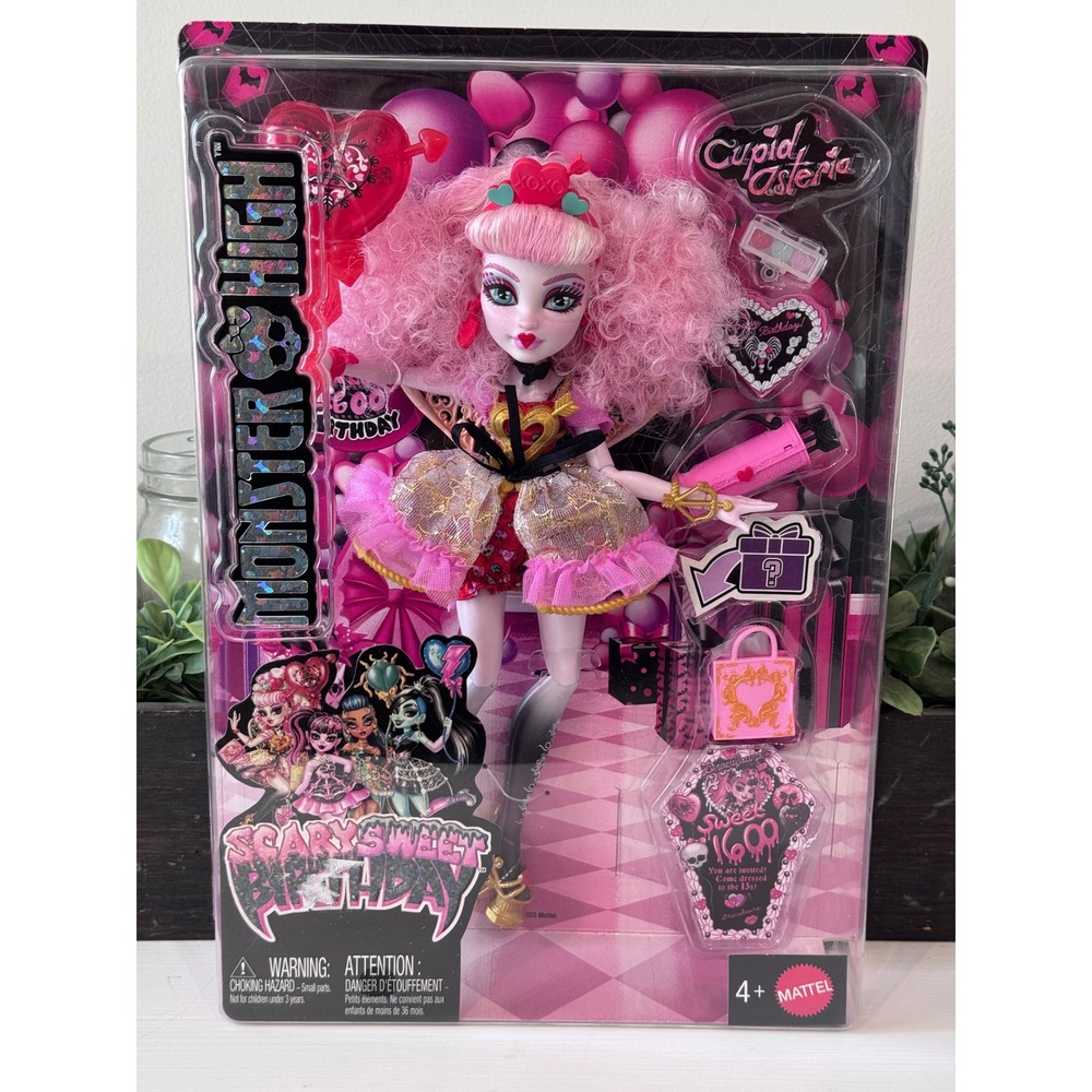 Monster High C.A. Cupid Sweet 1600 Scary Sweet Birthday Doll Mattel NIB